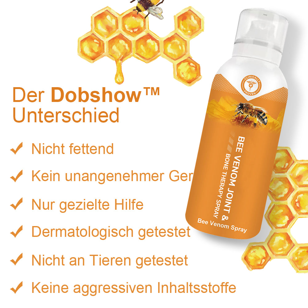 🌟🐝Dobshow™ Bienengift-Therapiespray für Gelenke und Knochen 🌿⭐⭐⭐⭐⭐ (4,9/5) Bewertet von 1.33.9834 Kunden