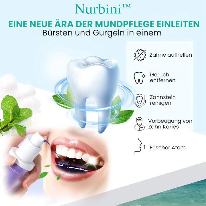 Nurbini™ Rein pflanzliches Zahnweiß-Mousse