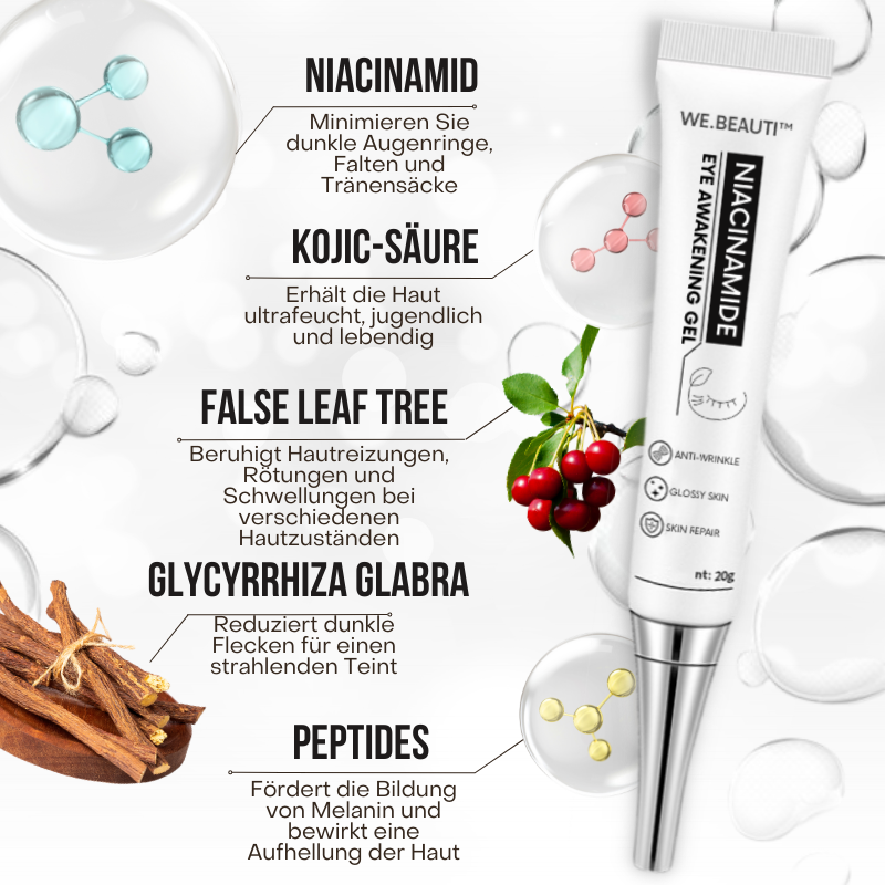 WE.Beauti™ Niacinamid Augenerwachen Gel