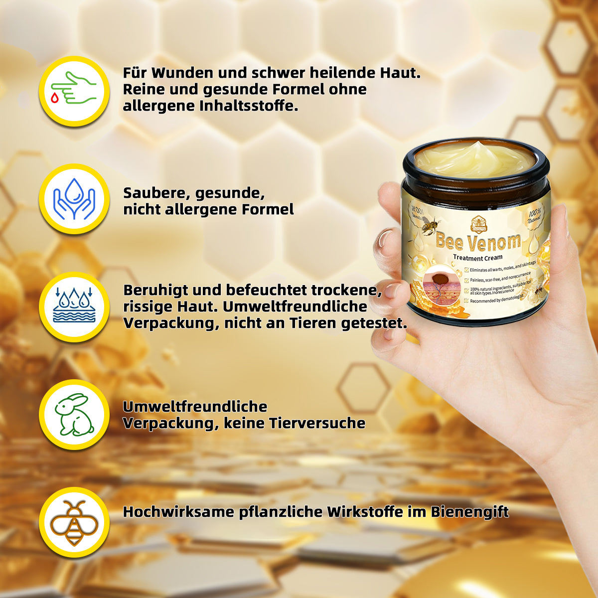 💎Turonu™ Bienengift Hautpflegecreme( BfArM Deutschland)💎