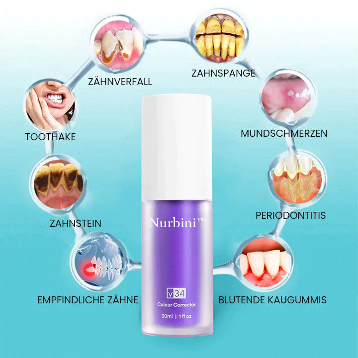 Nurbini™ Rein pflanzliches Zahnweiß-Mousse