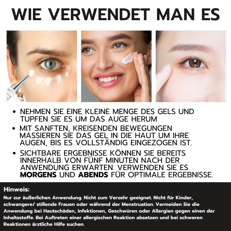 WE.Beauti™ Niacinamid Augenerwachen Gel