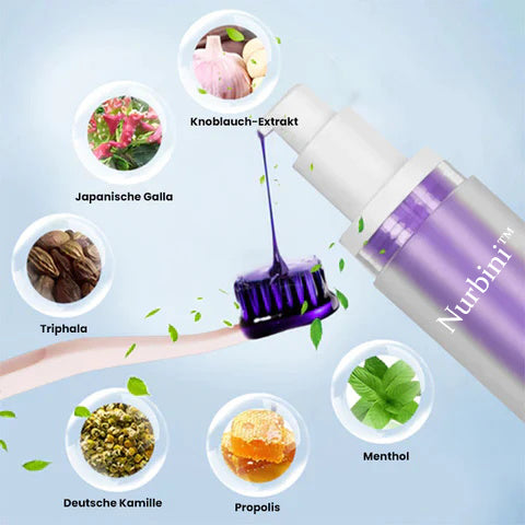 Nurbini™ Rein pflanzliches Zahnweiß-Mousse