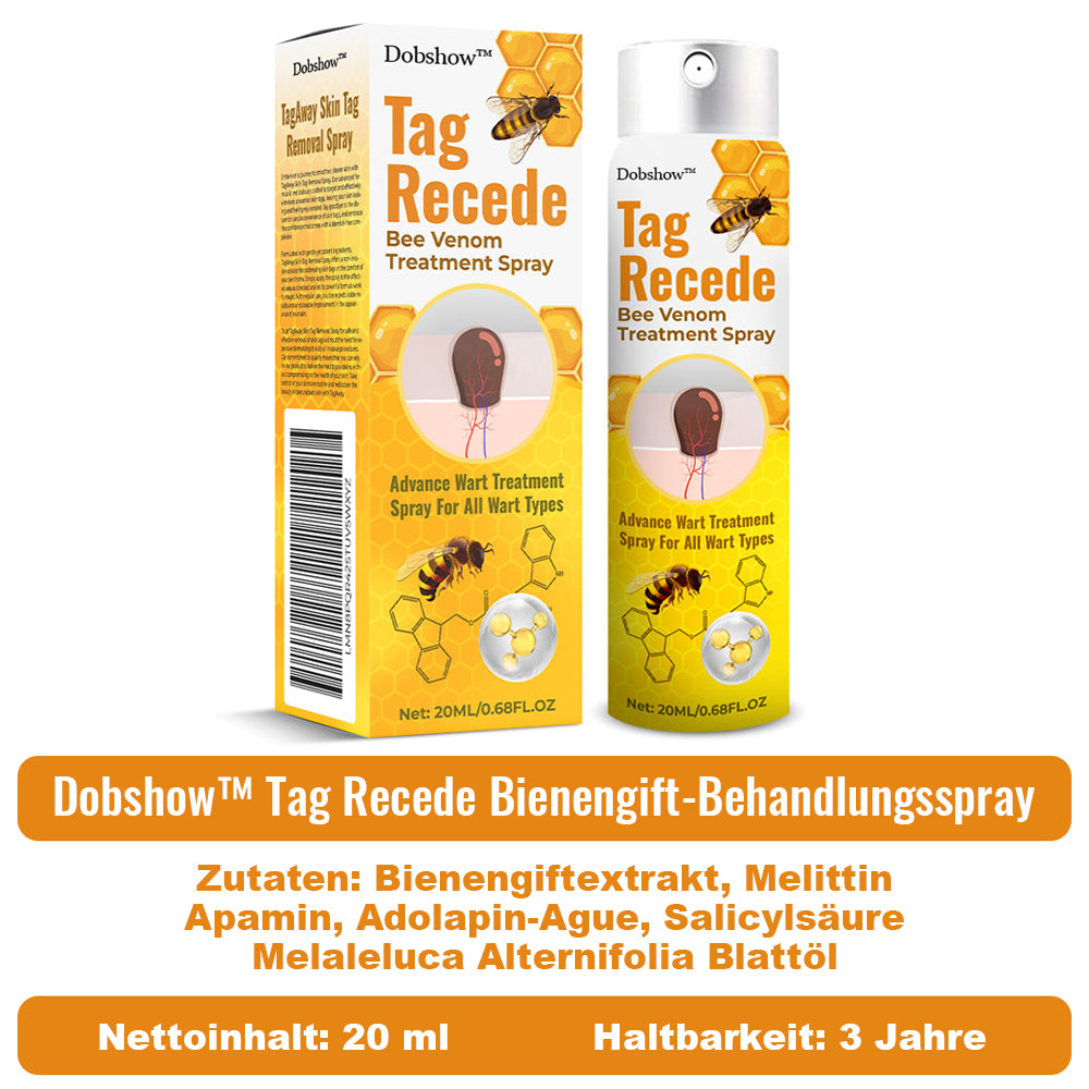 ✨🐝Dobshow™ Bienengift Hautperfektionsspray: Natürliches Entfernen von Hautmarken & Warzen🐝🌿🐝