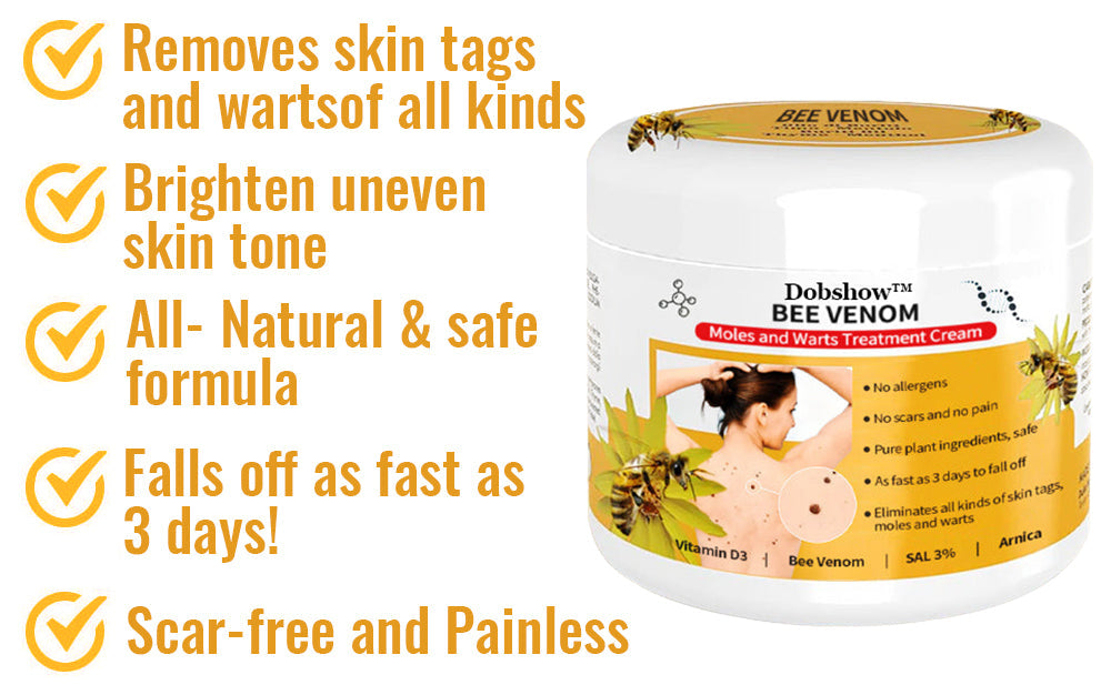 đđ DobshowâąBee Venom Mole und Warze Behandlung Creme(đšââAAD RECOMMENDS)