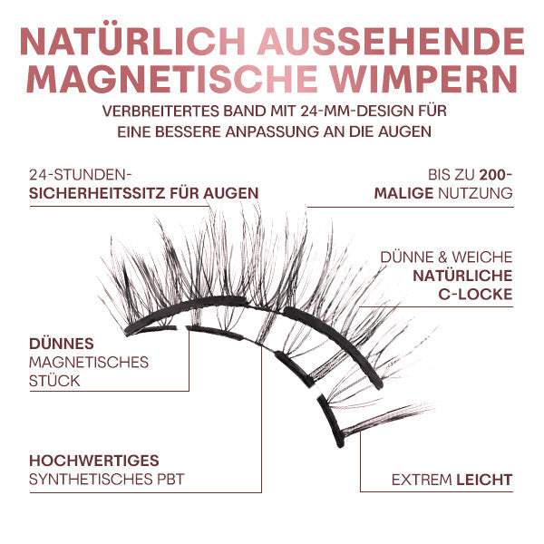 Dobshow™ Makellose magnetische Wimpern✨