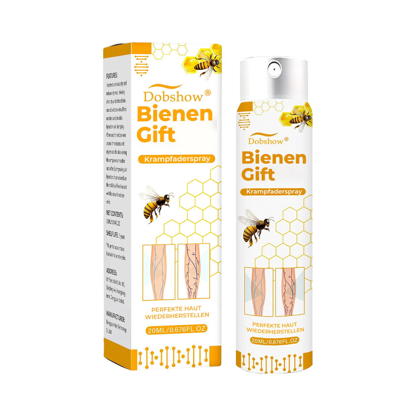 Dobshow® Bienengift Krampfaderspray