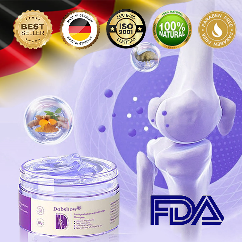 Dowshow® Gelenkschmerz Gel—— Kurkuma Extrakt & Emuöl 👨⚕️Anerkannt von der Deutschen Gesellschaft für Orthopädie und Unfallchirurgie (DGOU)👨⚕️