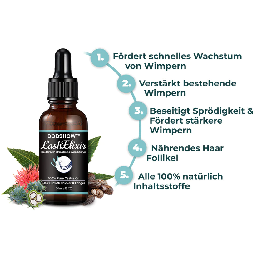 Dobshow™ LashElixir: Blitzschnelles Wachstum für Stärkere Wimpern 💫👁️👁️💫