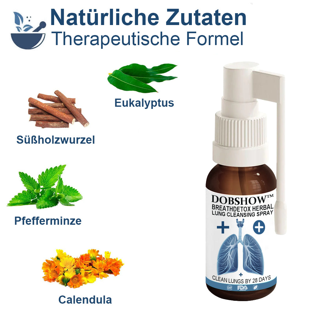 🌿Dobshow™ BreathDetox Kräuter-Lungenreinigungsspray