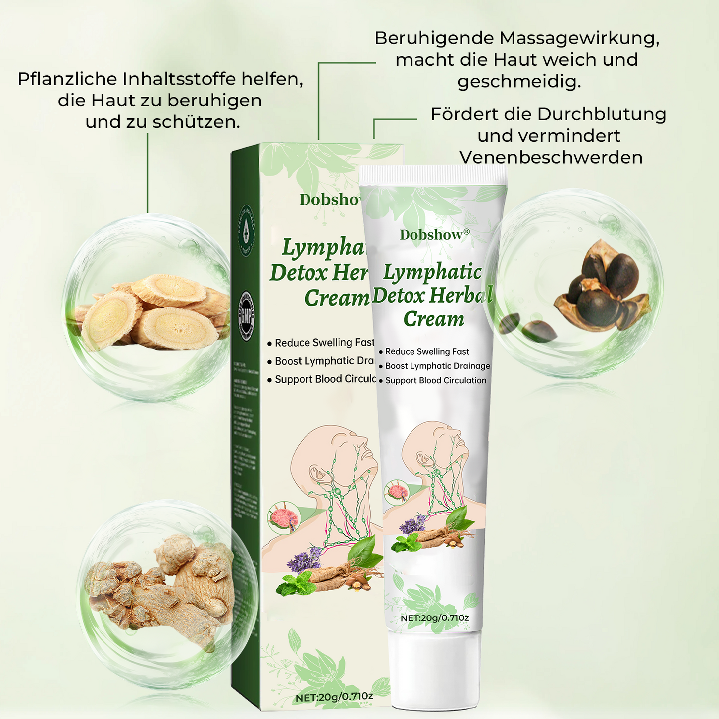 Dobshow® Lymphatische Detox-Kräutercreme|👨⚕️ 𝘿𝙚𝙪𝙩𝙨𝙘𝙝𝙚 𝙂𝙚𝙨𝙚𝙡𝙡𝙨𝙘𝙝𝙖𝙛𝙩 𝙙𝙚𝙪𝙩𝙨𝙘𝙝𝙡𝙖𝙣𝙙 𝙇𝙮𝙢𝙥𝙝𝙤𝙡𝙤𝙜𝙞𝙚, (𝘿𝙂𝙇) 𝙚𝙢𝙥𝙛𝙚𝙝𝙡𝙚