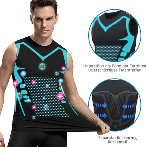 đ„2024 Neue Shapewear-Weste, bequemer und atmungsaktiver Eisseidenstoff, schafft einen perfekten Körper fĂŒr MĂ€nner