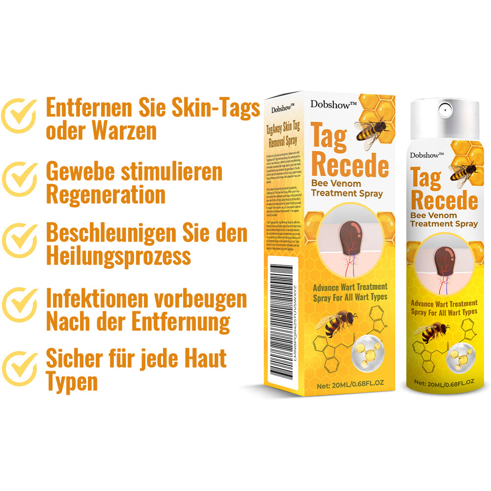 ✨🐝Dobshow™ Bienengift Hautperfektionsspray: Natürliches Entfernen von Hautmarken & Warzen🐝🌿🐝