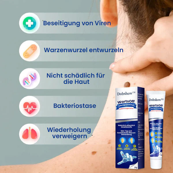 Dobshow™ WartsOff Rapid Creme zur sofortigen Entfernung von Hautunreinheiten