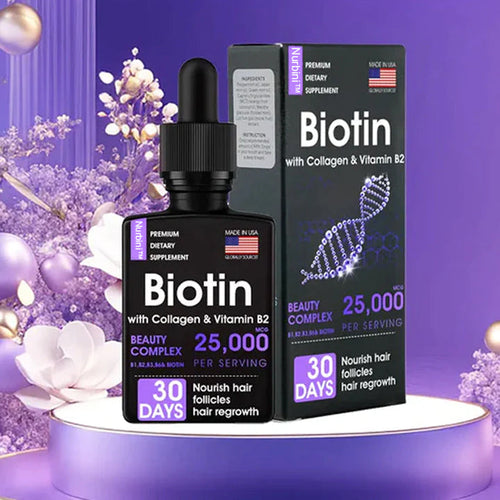 Nurbini™Gouttes de croissance des cheveux réparatrices des follicules pileux - Obtenez rapidement des cheveux plus épais