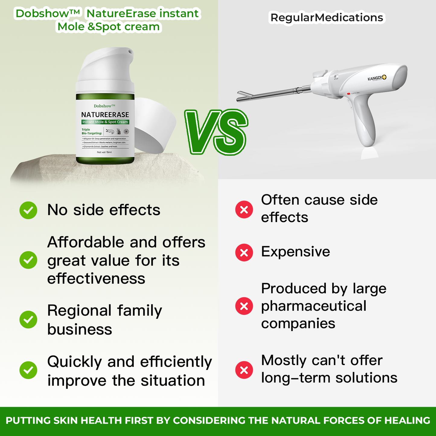 ✅ Official store: Dobshow™ NatureErase Instant Mole & Spot Cream