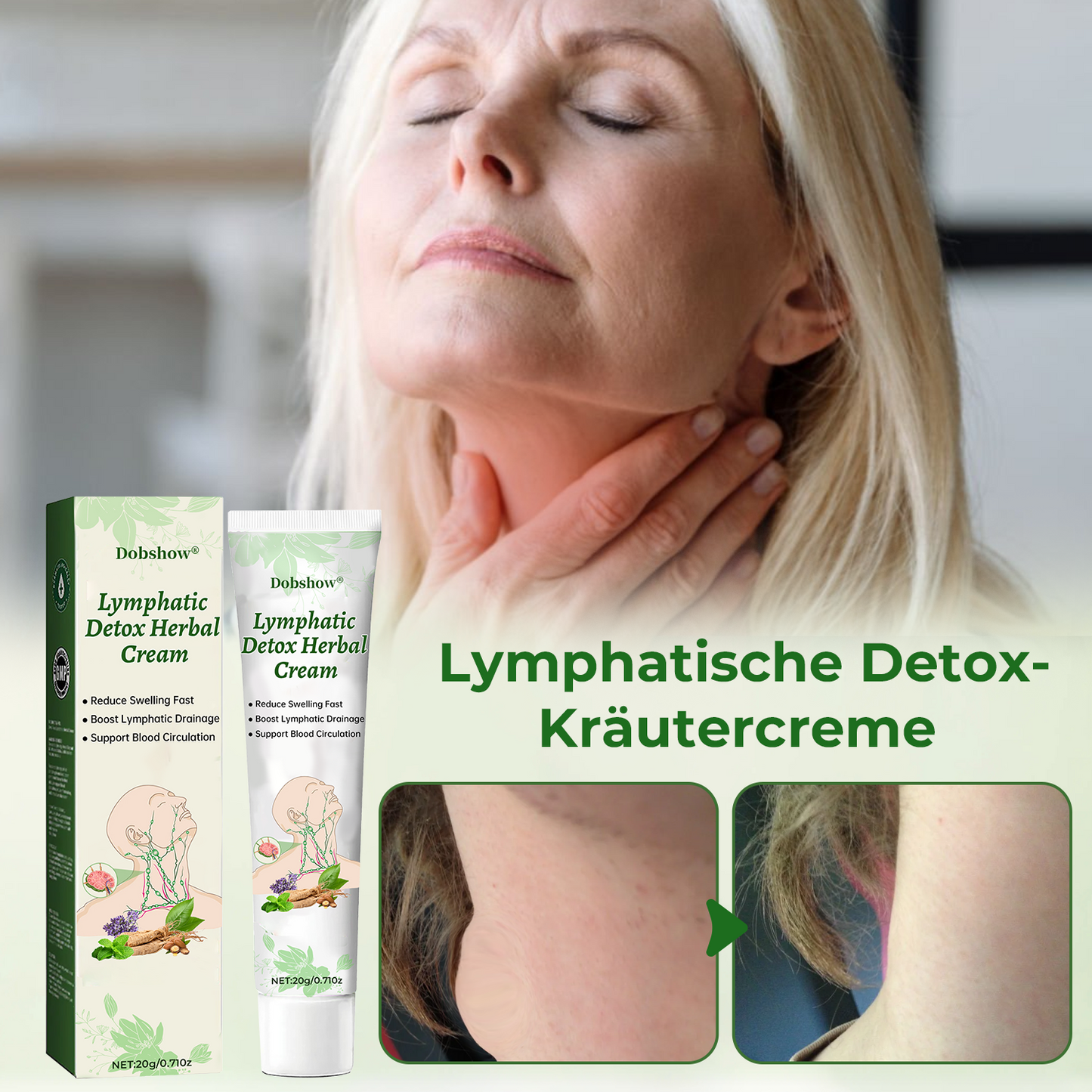 Dobshow® Lymphatische Detox-Kräutercreme|👨⚕️ 𝘿𝙚𝙪𝙩𝙨𝙘𝙝𝙚 𝙂𝙚𝙨𝙚𝙡𝙡𝙨𝙘𝙝𝙖𝙛𝙩 𝙙𝙚𝙪𝙩𝙨𝙘𝙝𝙡𝙖𝙣𝙙 𝙇𝙮𝙢𝙥𝙝𝙤𝙡𝙤𝙜𝙞𝙚, (𝘿𝙂𝙇) 𝙚𝙢𝙥𝙛𝙚𝙝𝙡𝙚
