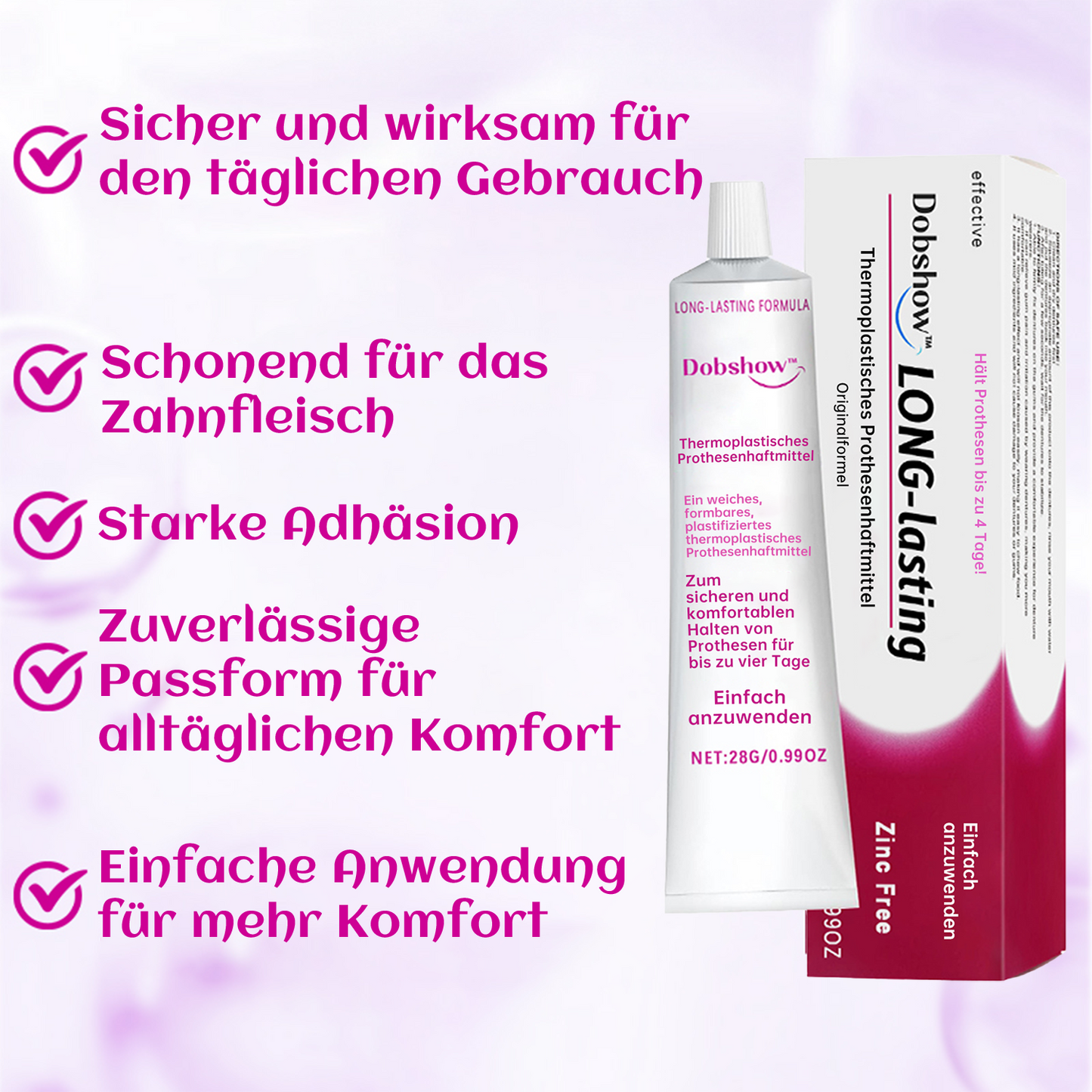 Dobshow™🔥WINTER SALE🔥- 𝕤𝕒𝕧𝕖 𝕦𝕡 𝕥𝕠 -𝟞𝟝% 🅾🅵🅵 Thermoplastischer Gebisskleber