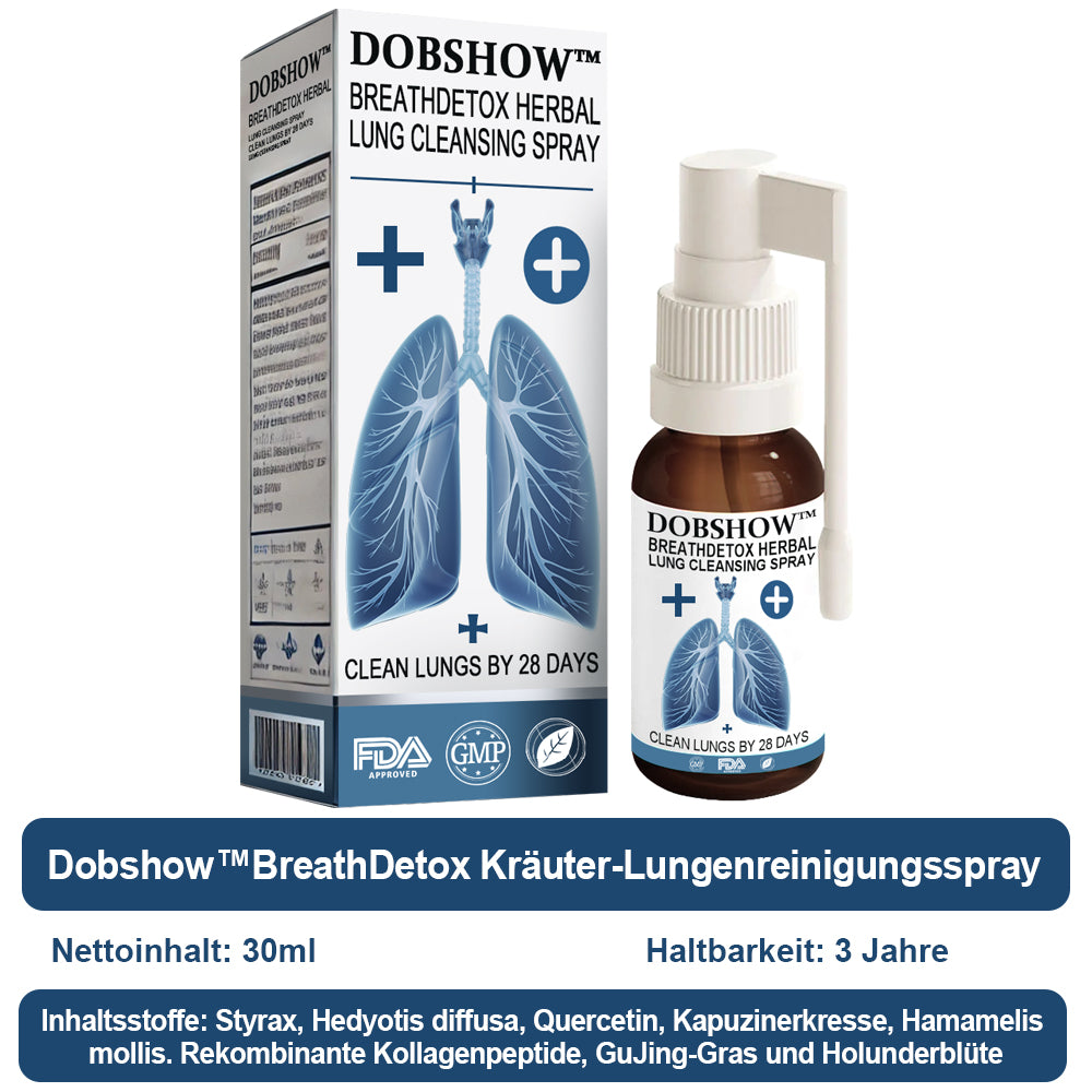 🌿Dobshow™ BreathDetox Kräuter-Lungenreinigungsspray
