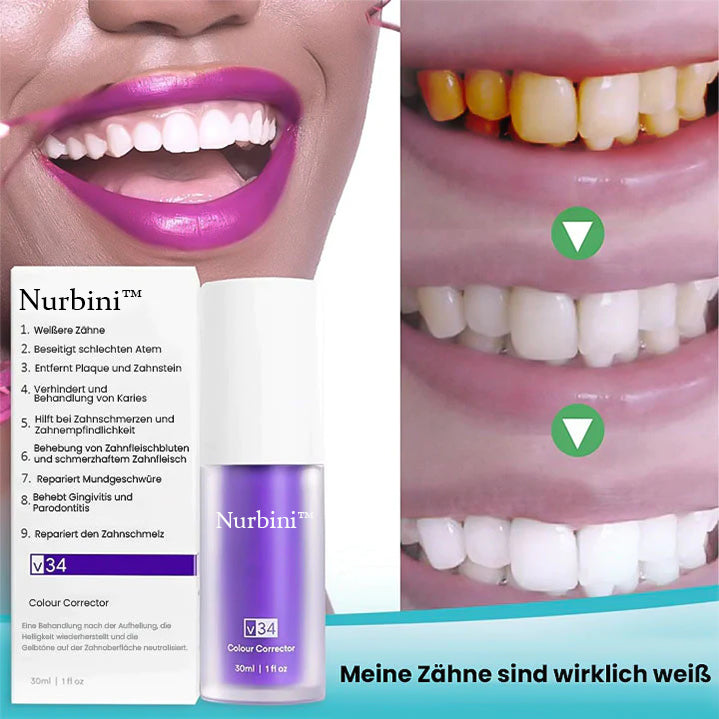Nurbini™ Rein pflanzliches Zahnweiß-Mousse