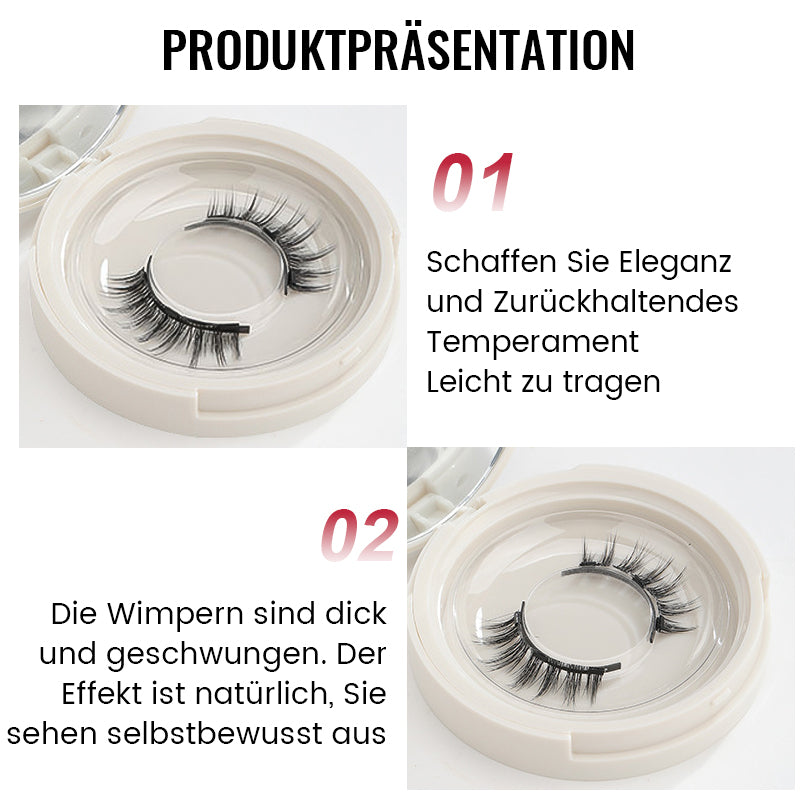 (💖 Heißer Verkauf: Kaufen Sie 2 und sparen Sie 17 %) Dobshow™ Magnetische falsche Wimpern