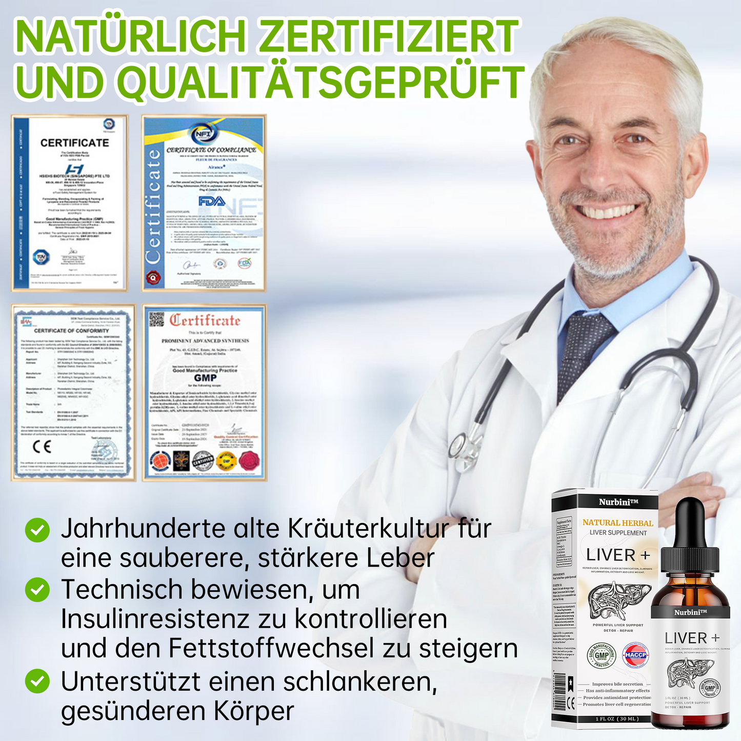Nurbini™ Natural Herbal Liver Supplement - Entgiftung & Reparatur - 100% natürlich Healing🛡️