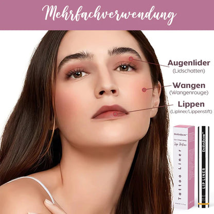 Dobshow™  Luxe 3-in-1 Abziehbar Lippen definieren Tattoo-Liner