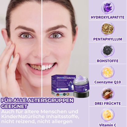 🦷Dobshow™ Zahnreparatur-Mineralpulver >> 🔥1+1 Gratis🔥