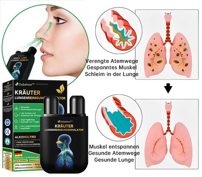 Dobshow™ 🧑‍⚕️herbal Lungenreinigungs-Inhalator🍃🍃