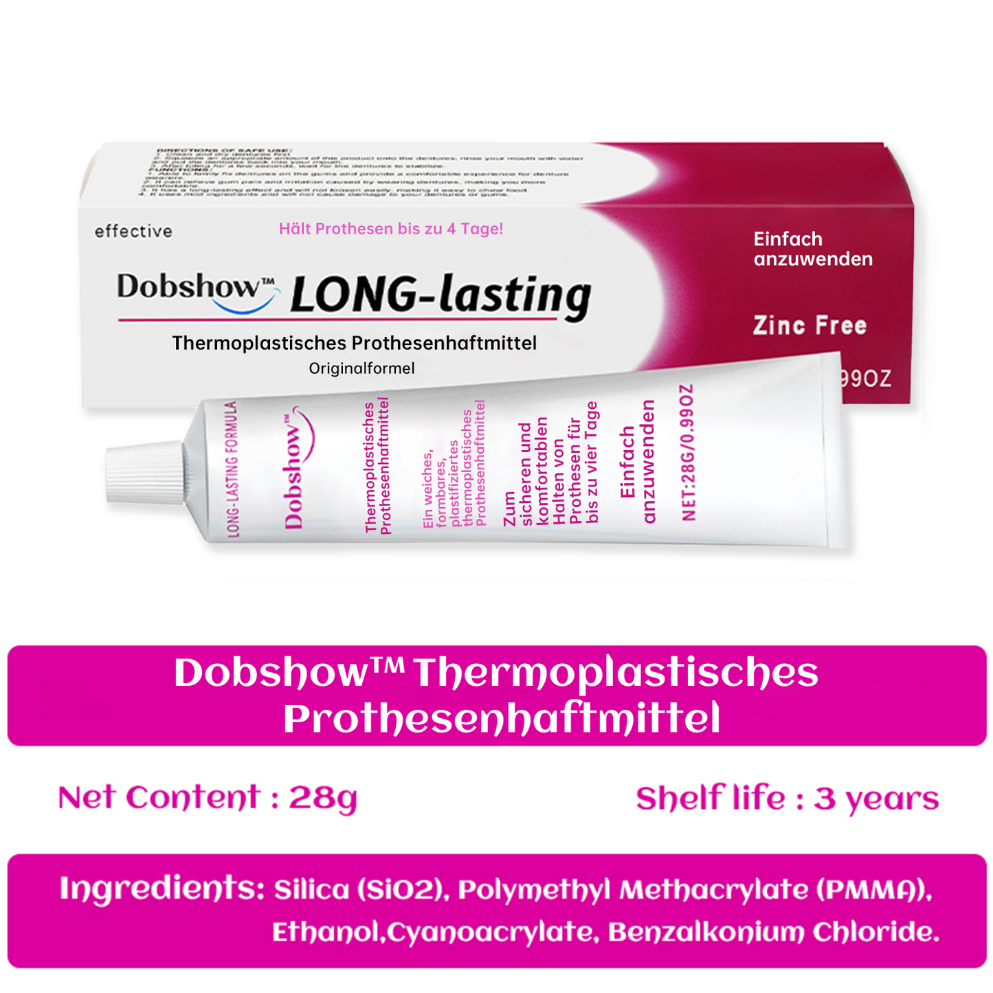 Dobshow™🔥WINTER SALE🔥- 𝕤𝕒𝕧𝕖 𝕦𝕡 𝕥𝕠 -𝟞𝟝% 🅾🅵🅵 Thermoplastischer Gebisskleber